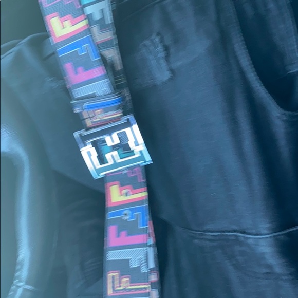 Fendi Zucca multicolored unisex belt 46/115 - Picture 4 of 4